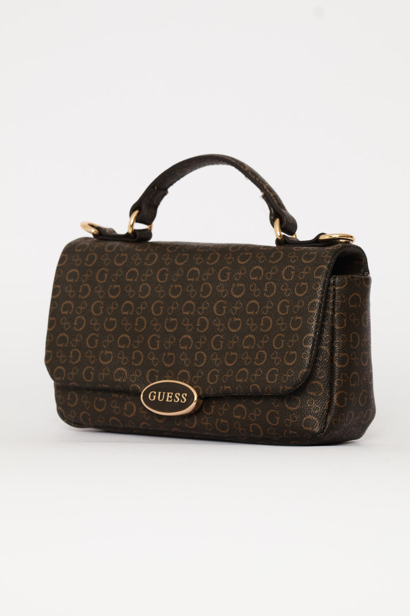 Sunset Boulevard Top Handle Crossbody Bag - Natural