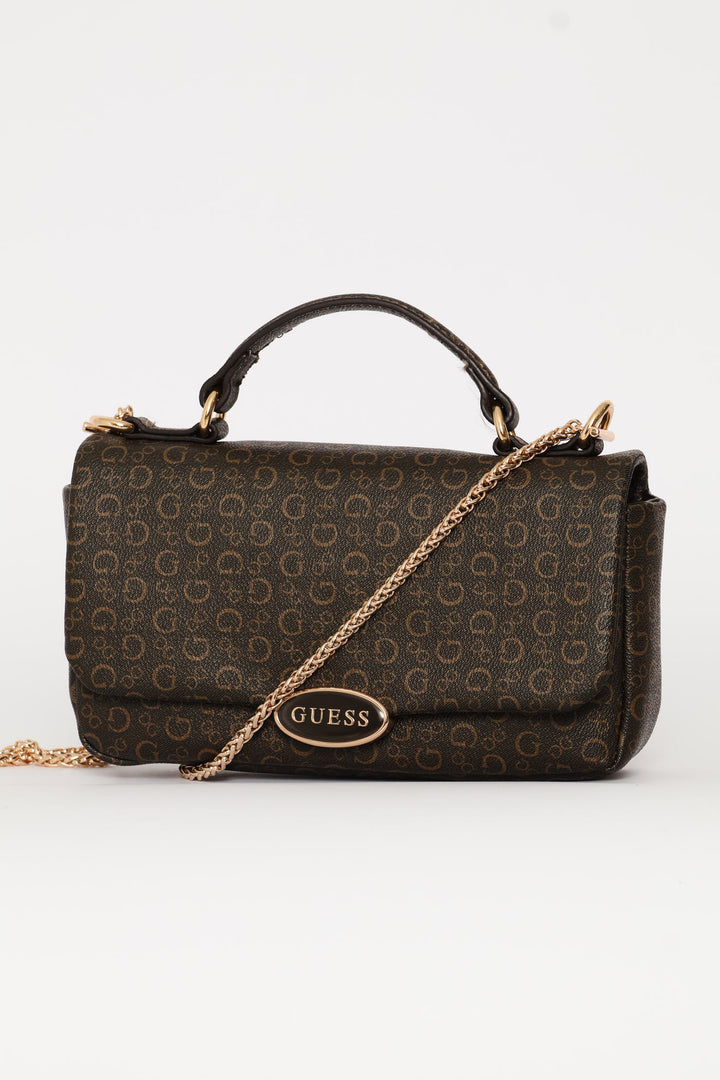 Sunset Boulevard Top Handle Crossbody Bag - Natural