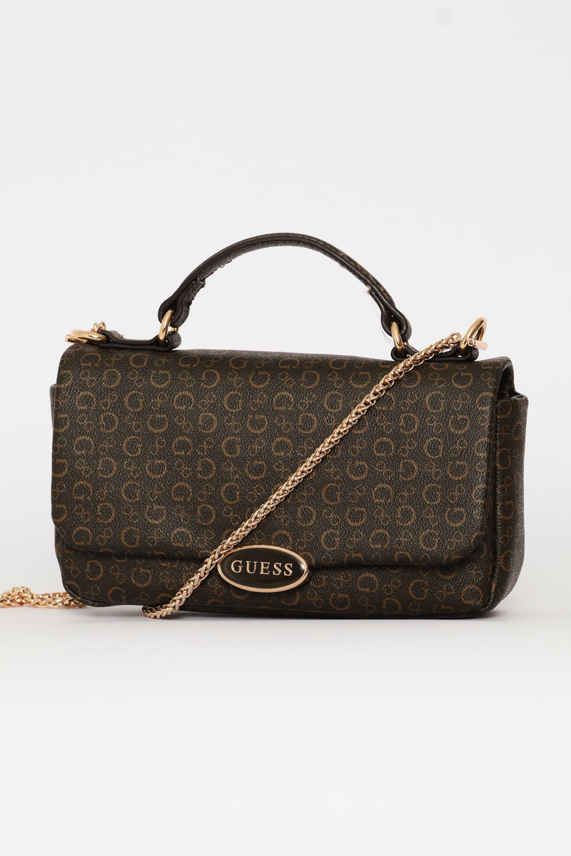 Sunset Boulevard Top Handle Crossbody Bag - Natural