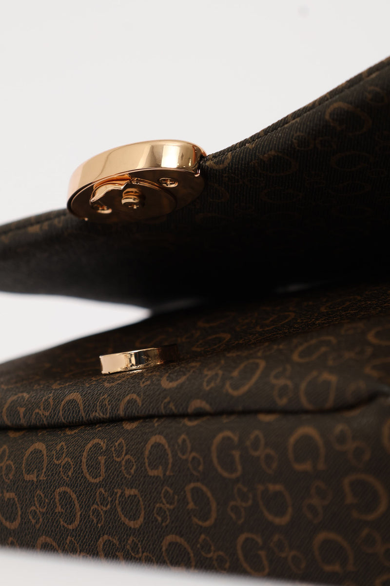 Sunset Boulevard Top Handle Crossbody Bag - Natural