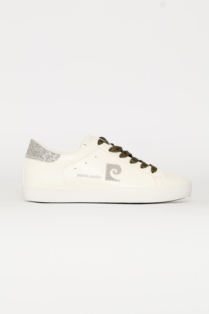 Bling Detail Sneaker - White