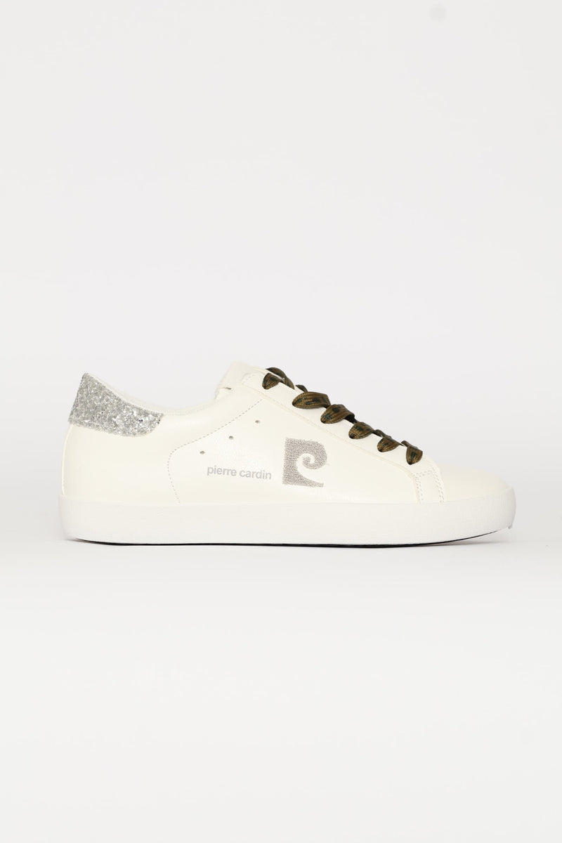 Bling Detail Sneaker - White