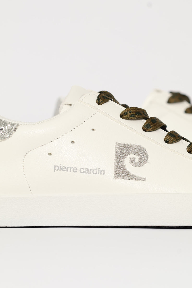 Bling Detail Sneaker - White