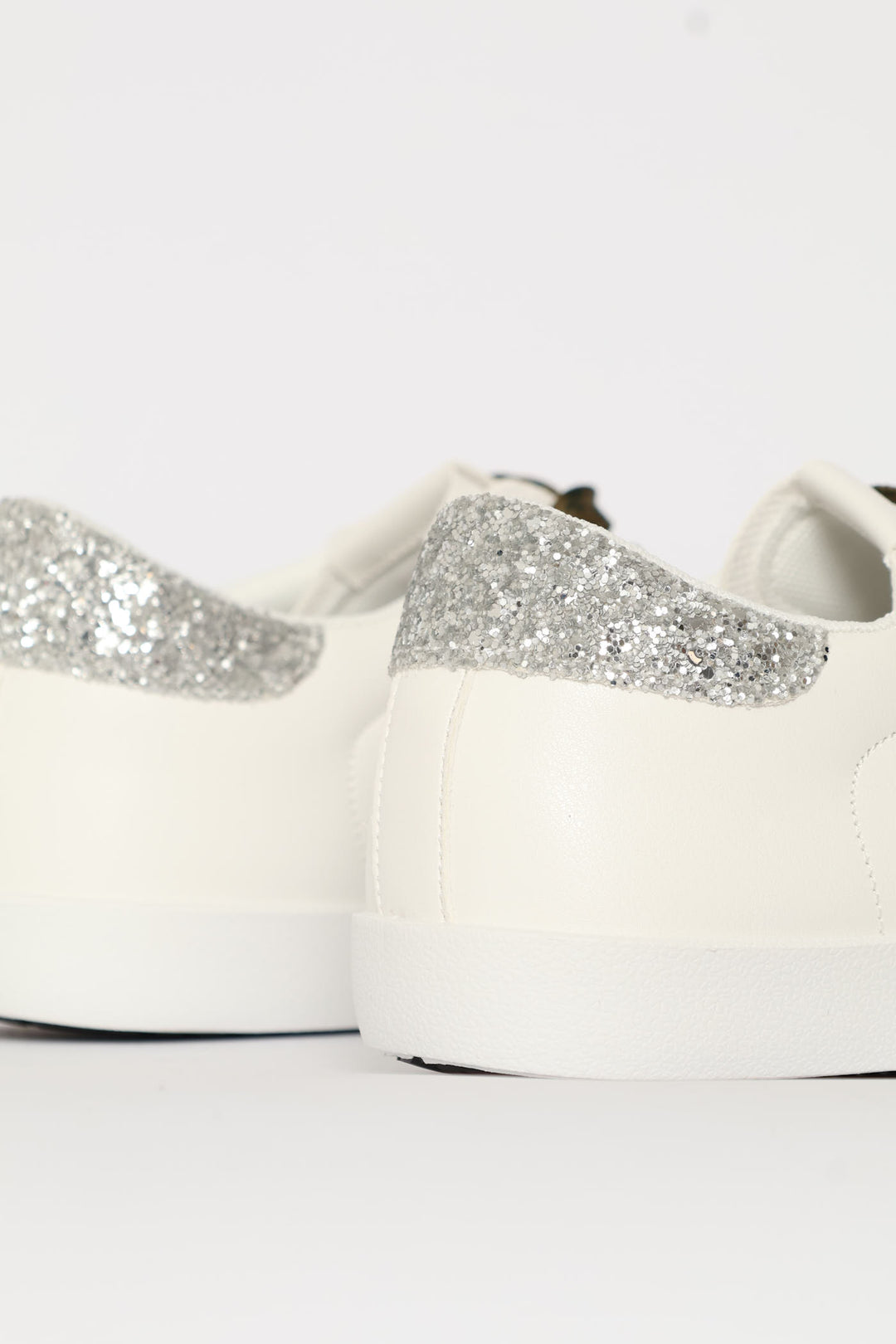 Bling Detail Sneaker - White