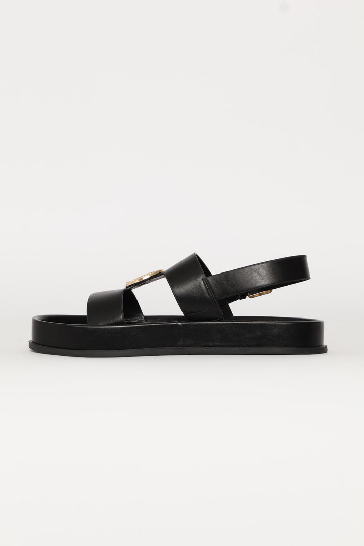 Moulded Unit Trim Sandal - Black