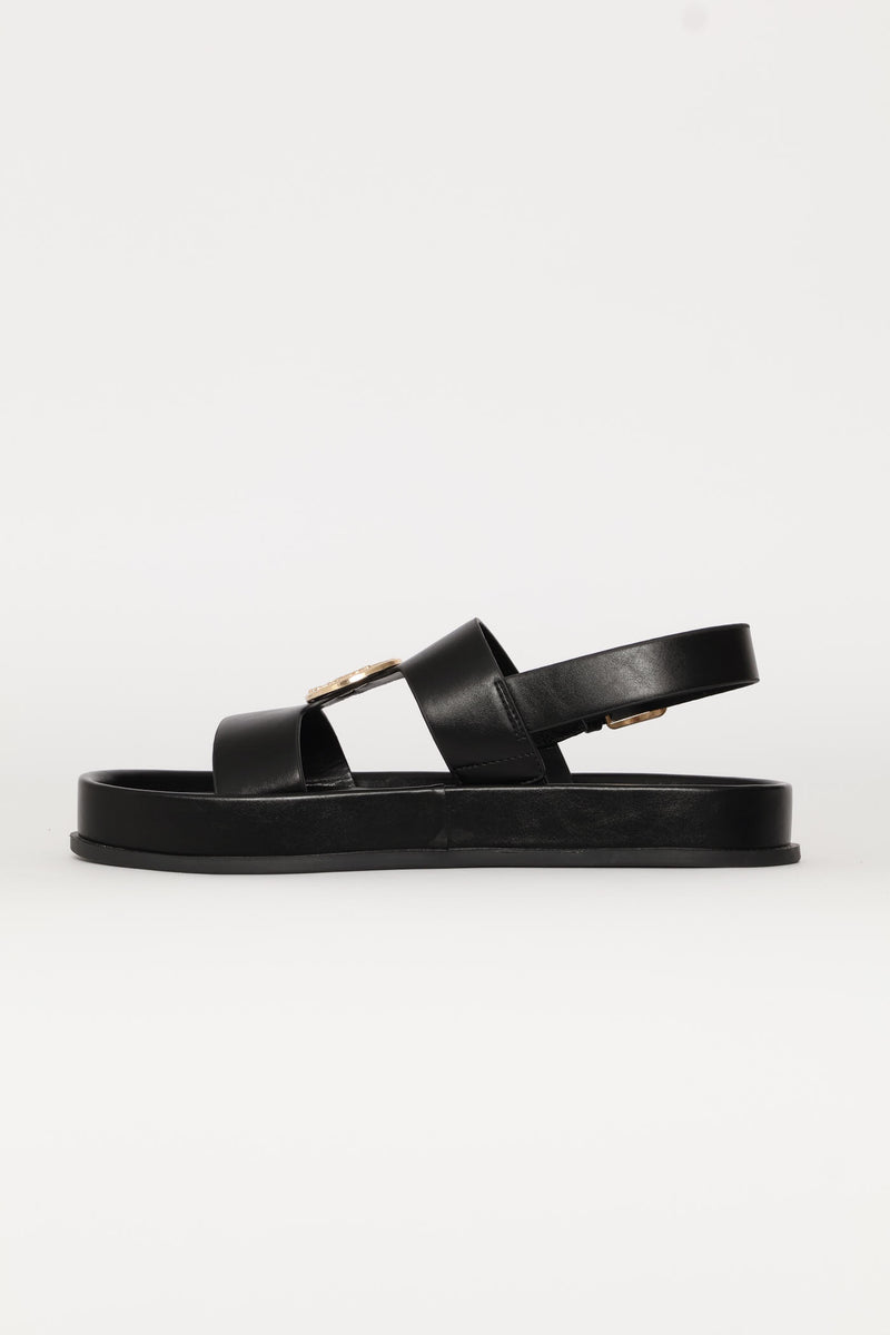 Moulded Unit Trim Sandal - Black