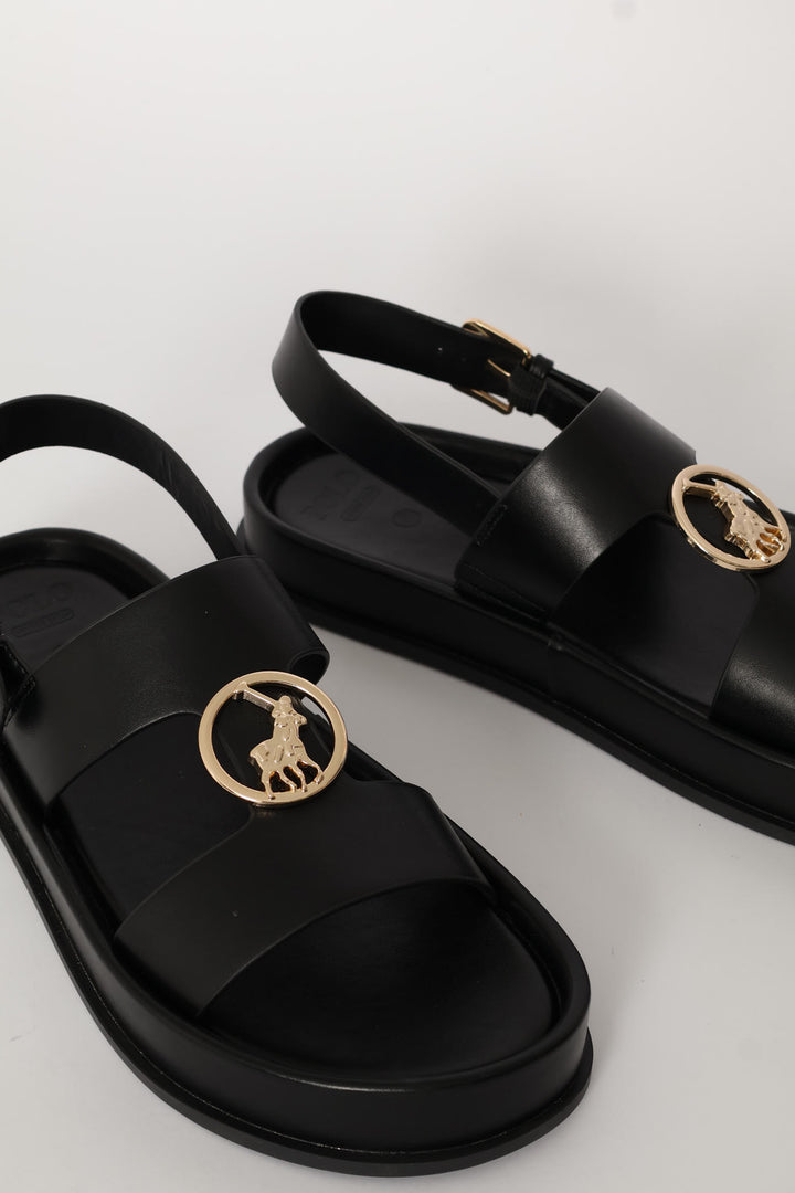 Moulded Unit Trim Sandal - Black