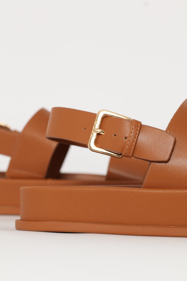 Moulded Unit Trim Sandal - Tan