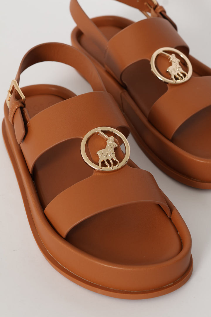 Moulded Unit Trim Sandal - Tan