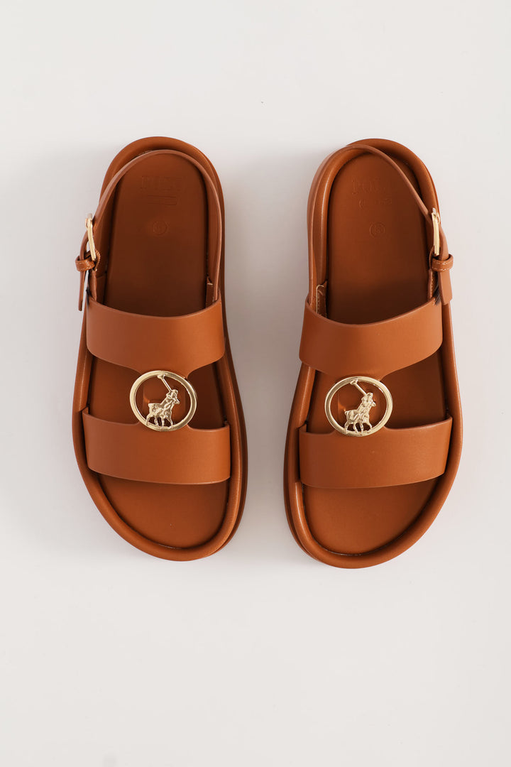 Moulded Unit Trim Sandal - Tan