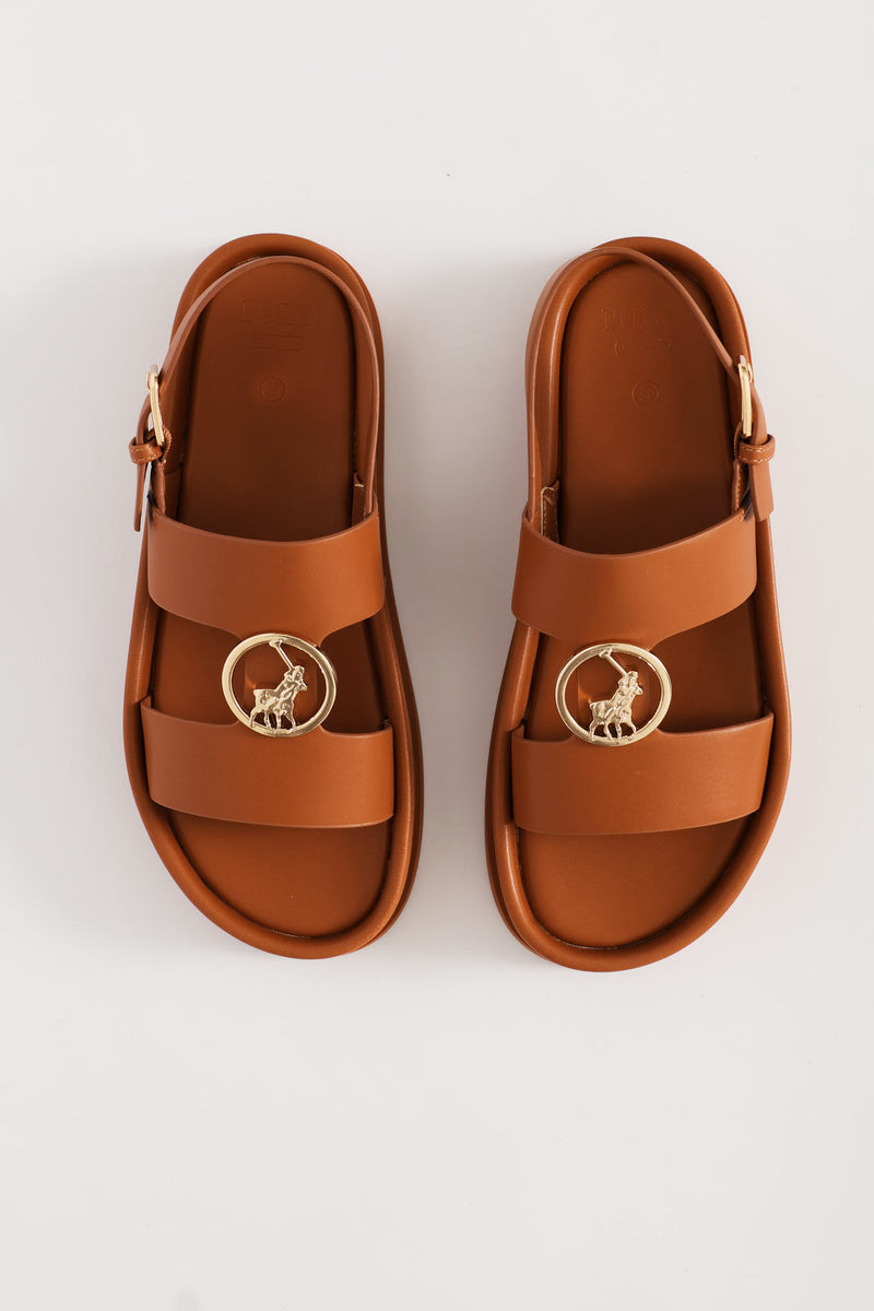 Moulded Unit Trim Sandal - Tan