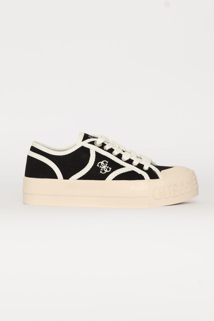Guess Platform Sneaker - Black/White