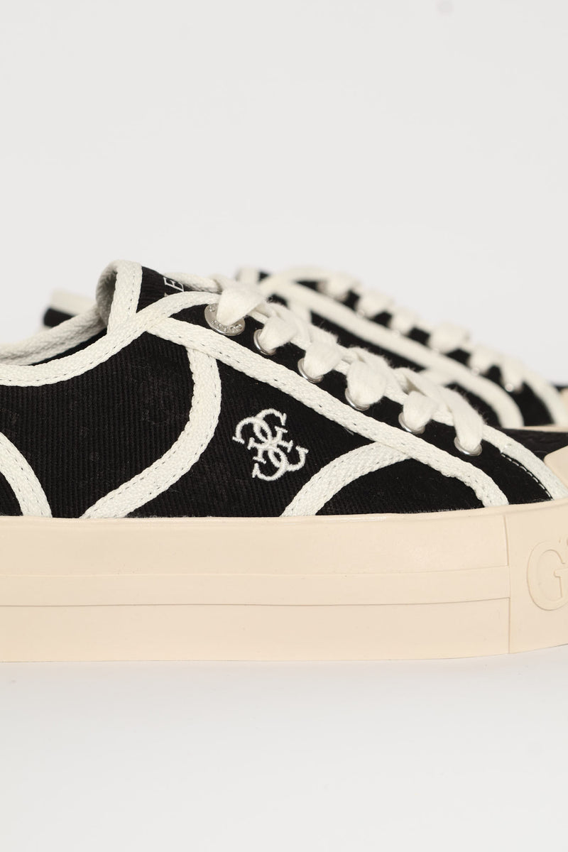 Guess Platform Sneaker - Black/White