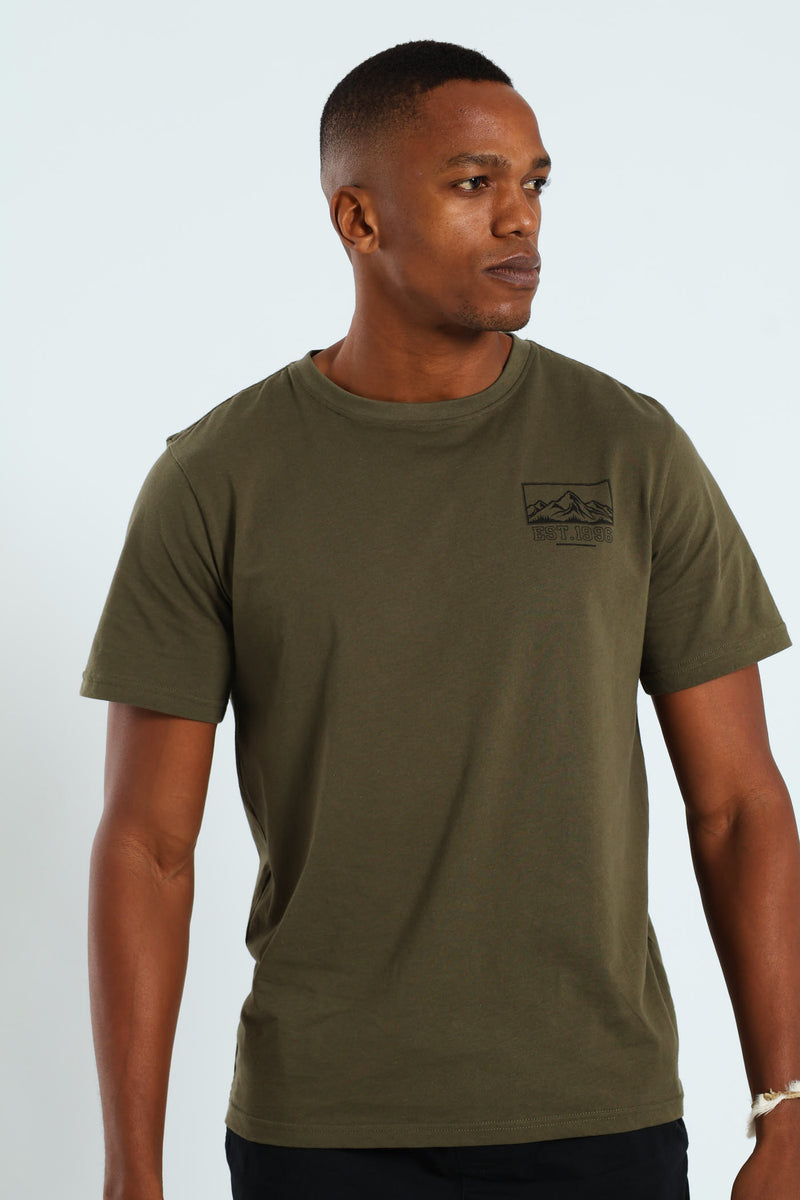 Himalaya LHS Chest Tee - Fatigue