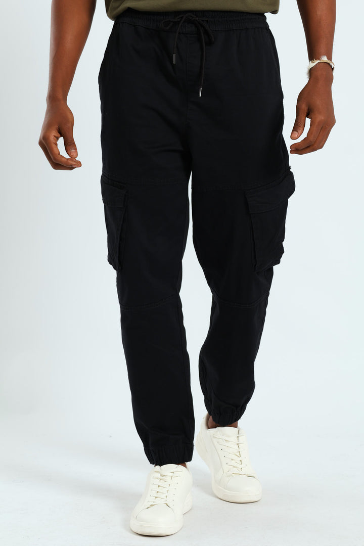 Bellows Cargo Jogger - Black