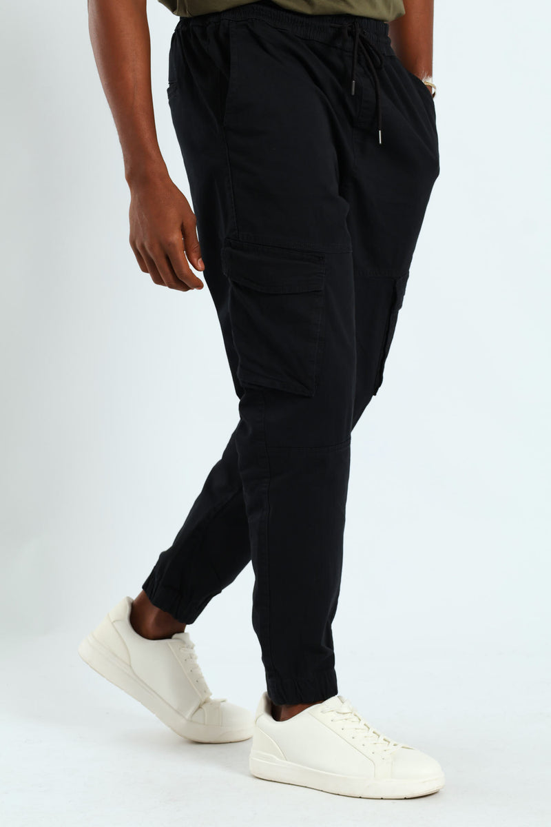 Bellows Cargo Jogger - Black