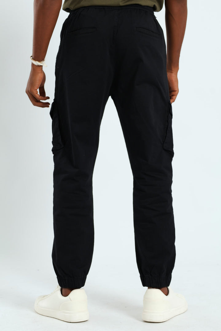 Bellows Cargo Jogger - Black
