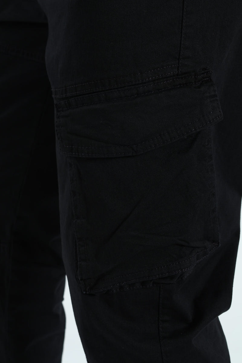 Bellows Cargo Jogger - Black