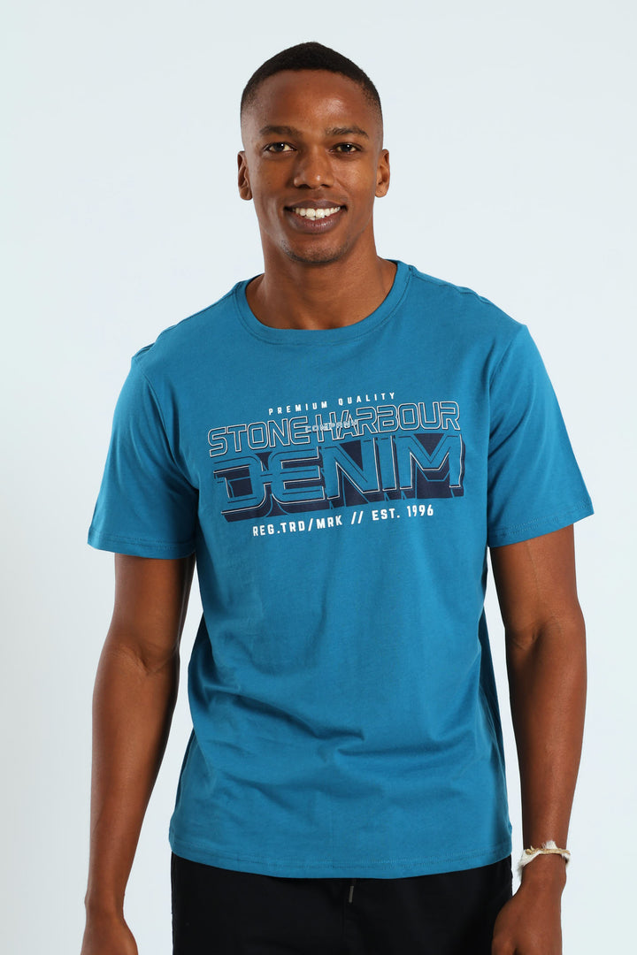 Block Icon Tee - Teal