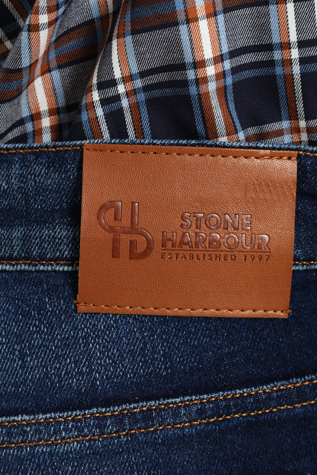 Worn In Straight Denim - Dark Wash