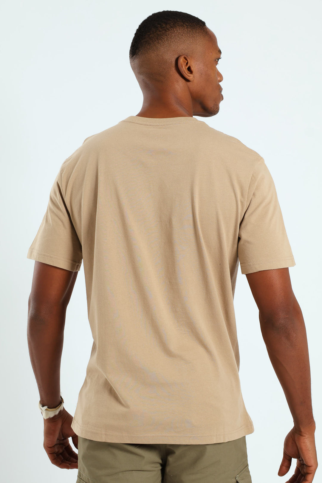 Premium Essentials Puff Chest Tee - Taupe