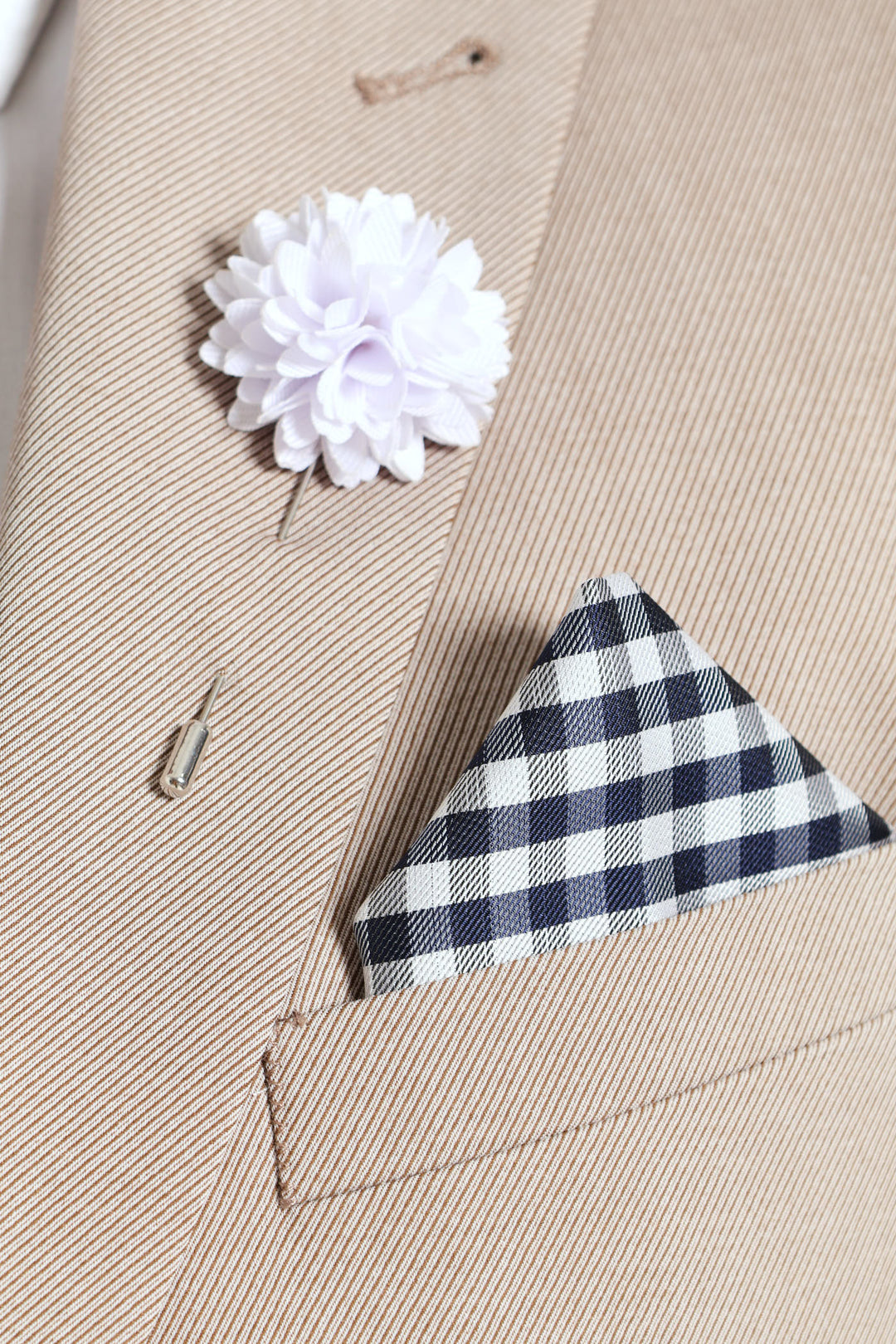 Tie & Pin Set - Navy
