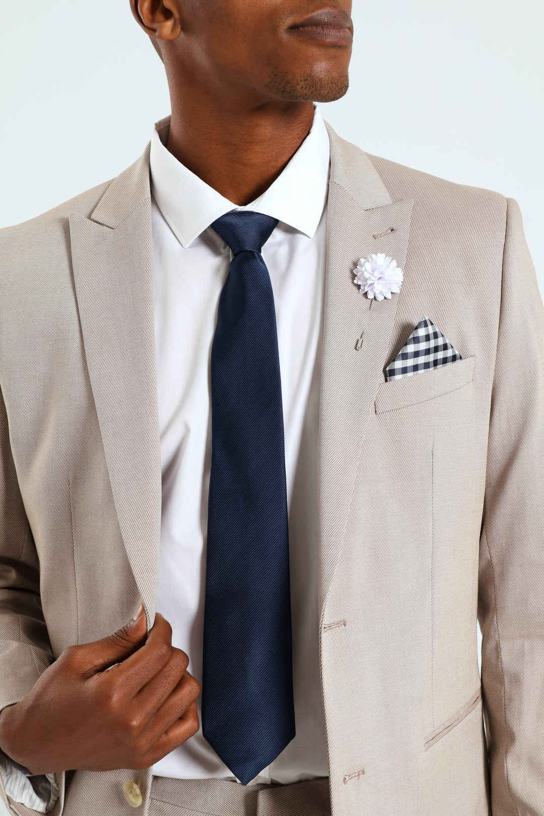Tie & Pin Set - Navy