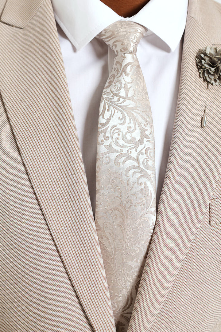 Tie & Pin Set - Silver