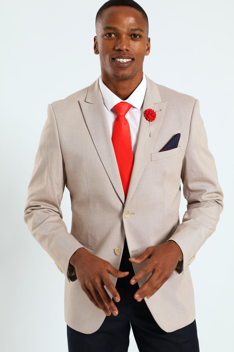 Tie & Pin Set - Red