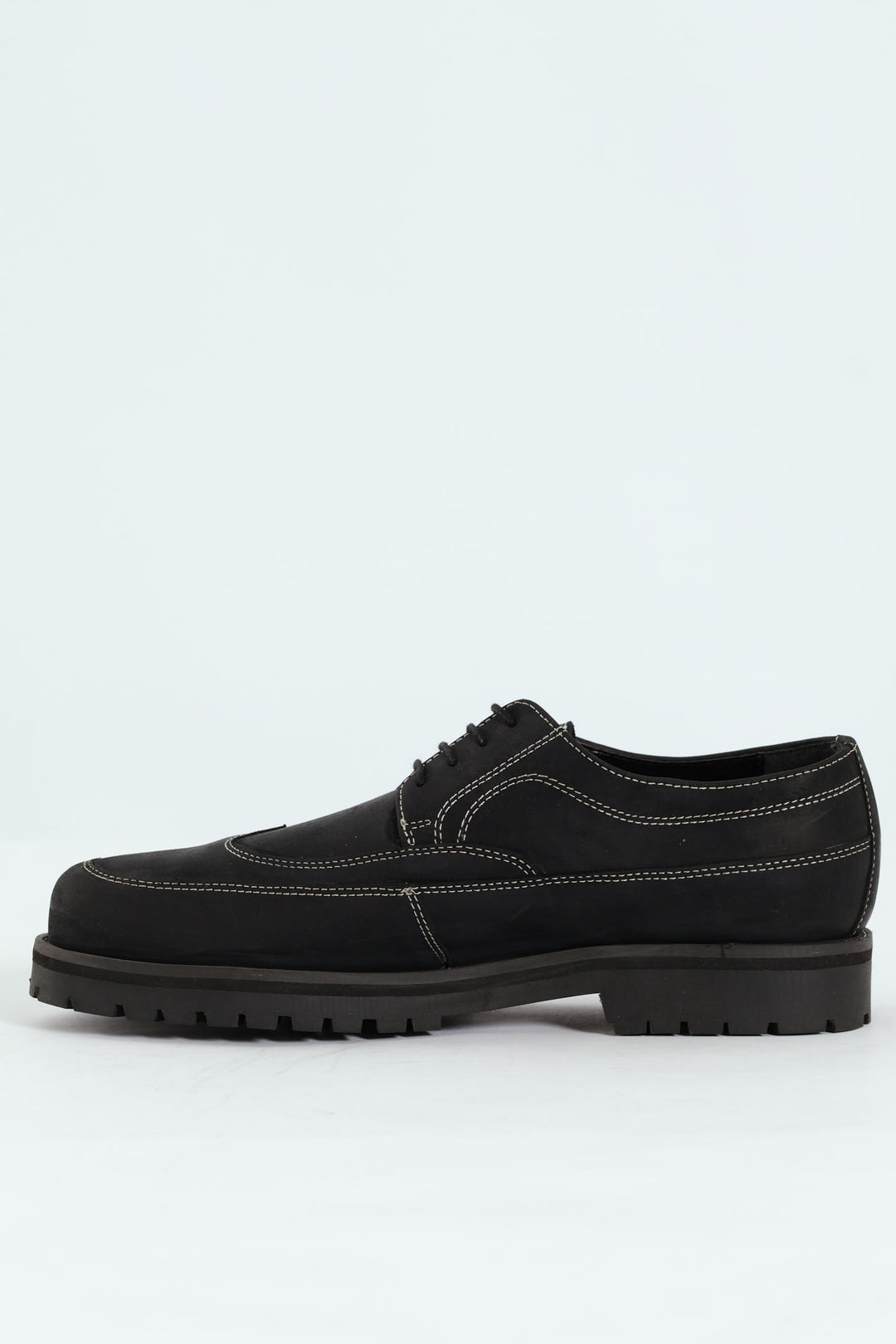 Lace Up Smart Casual Shoe - Black