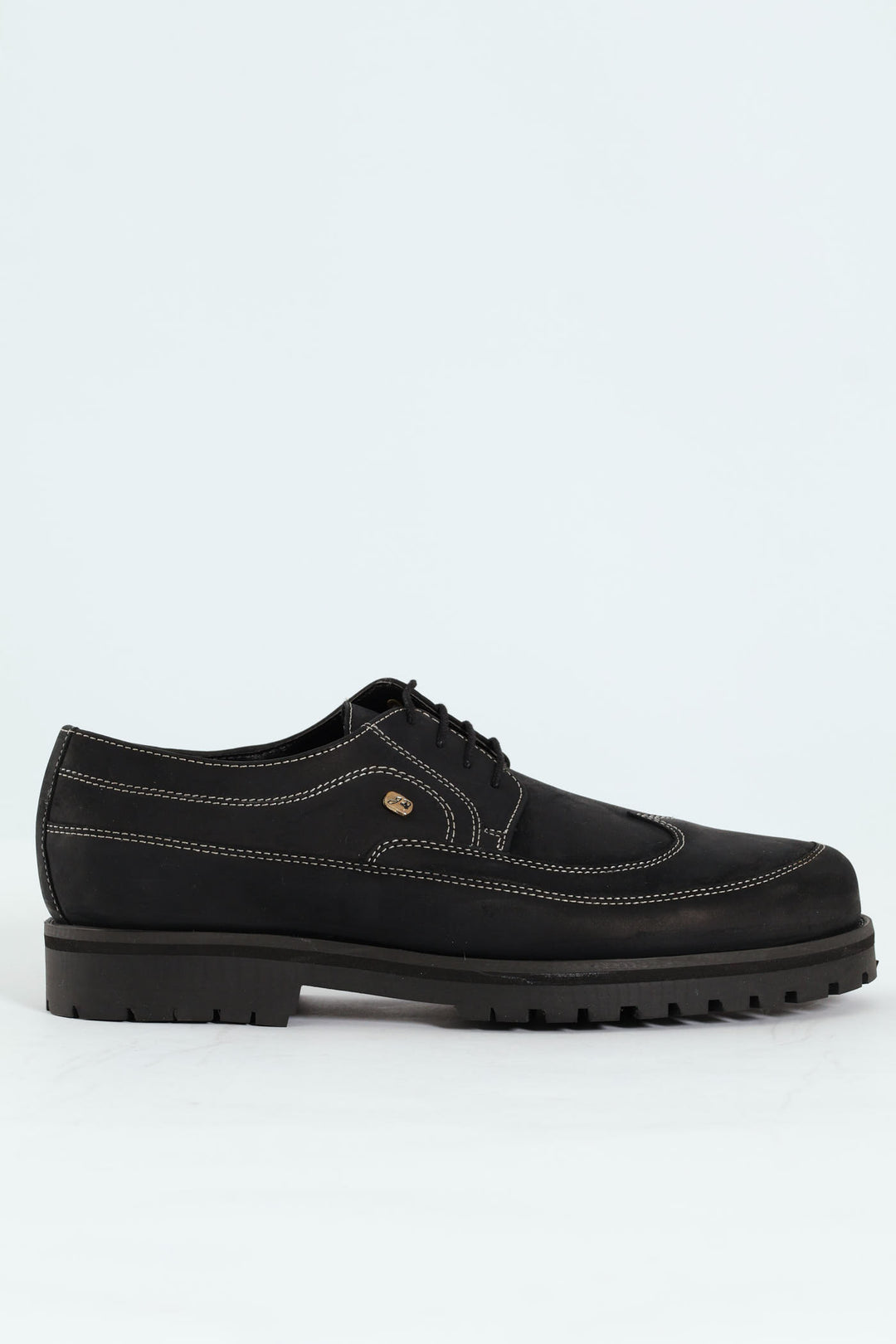 Lace Up Smart Casual Shoe - Black