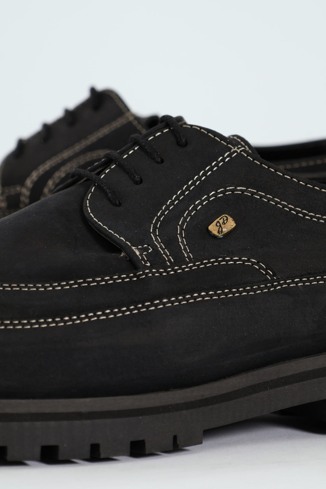 Lace Up Smart Casual Shoe - Black