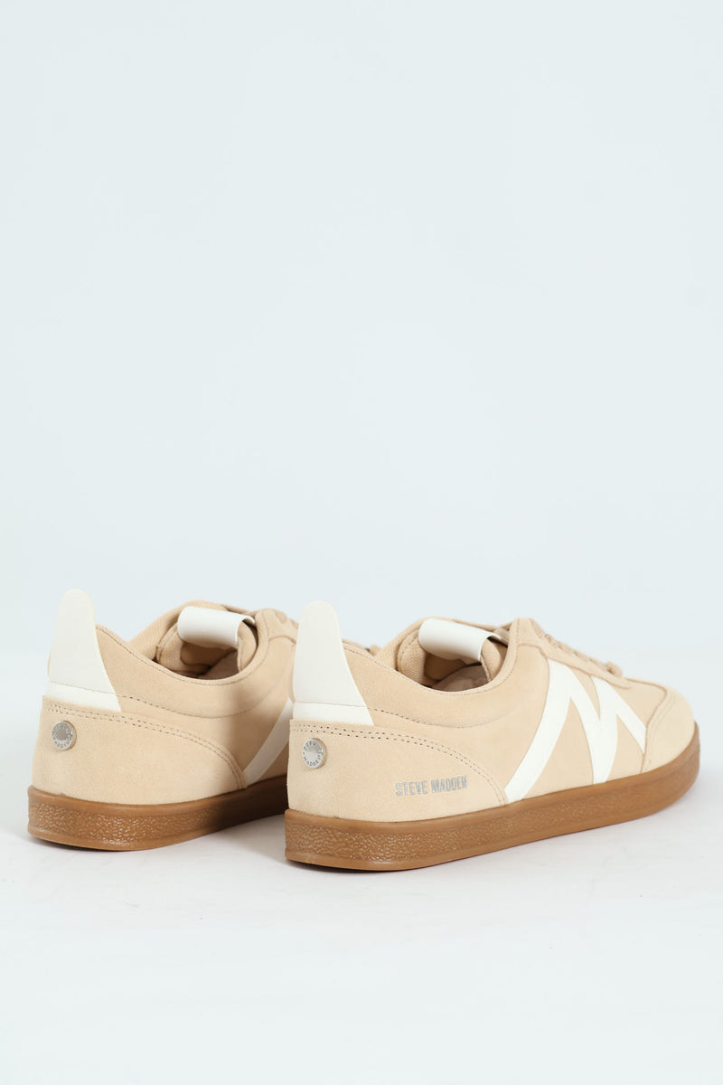 Degree Lace Up Court Sneaker - Stone