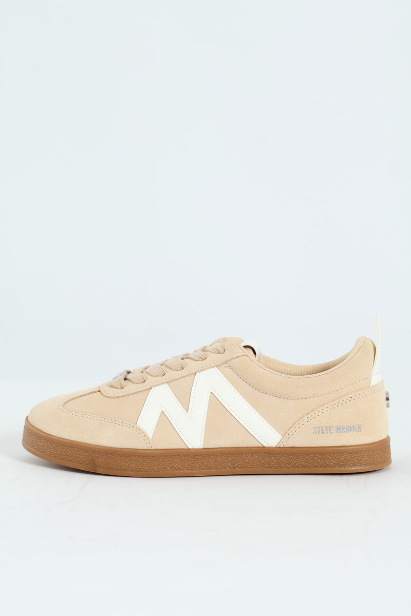 Degree Lace Up Court Sneaker - Stone