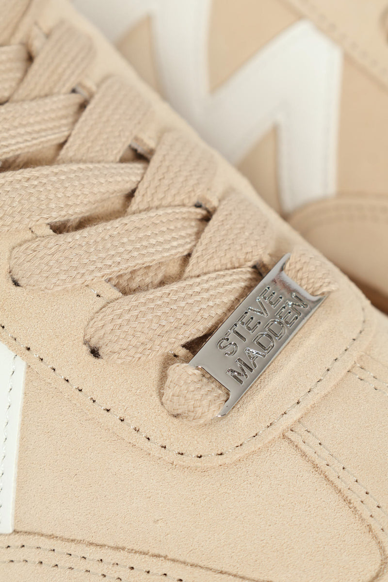 Degree Lace Up Court Sneaker - Stone