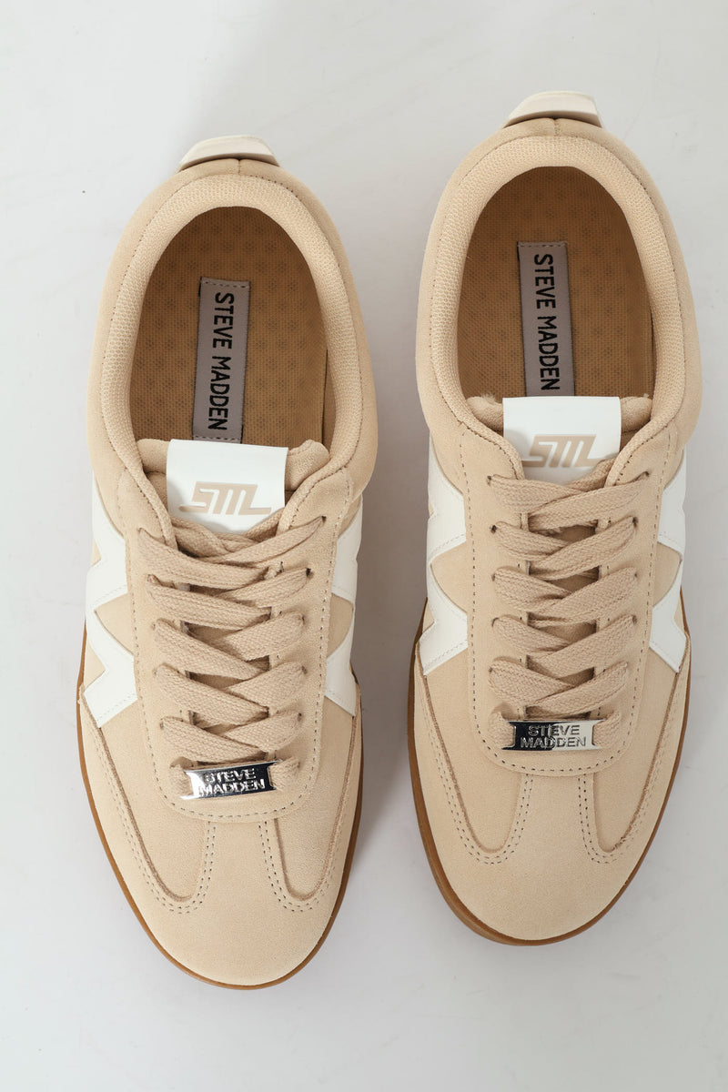 Degree Lace Up Court Sneaker - Stone
