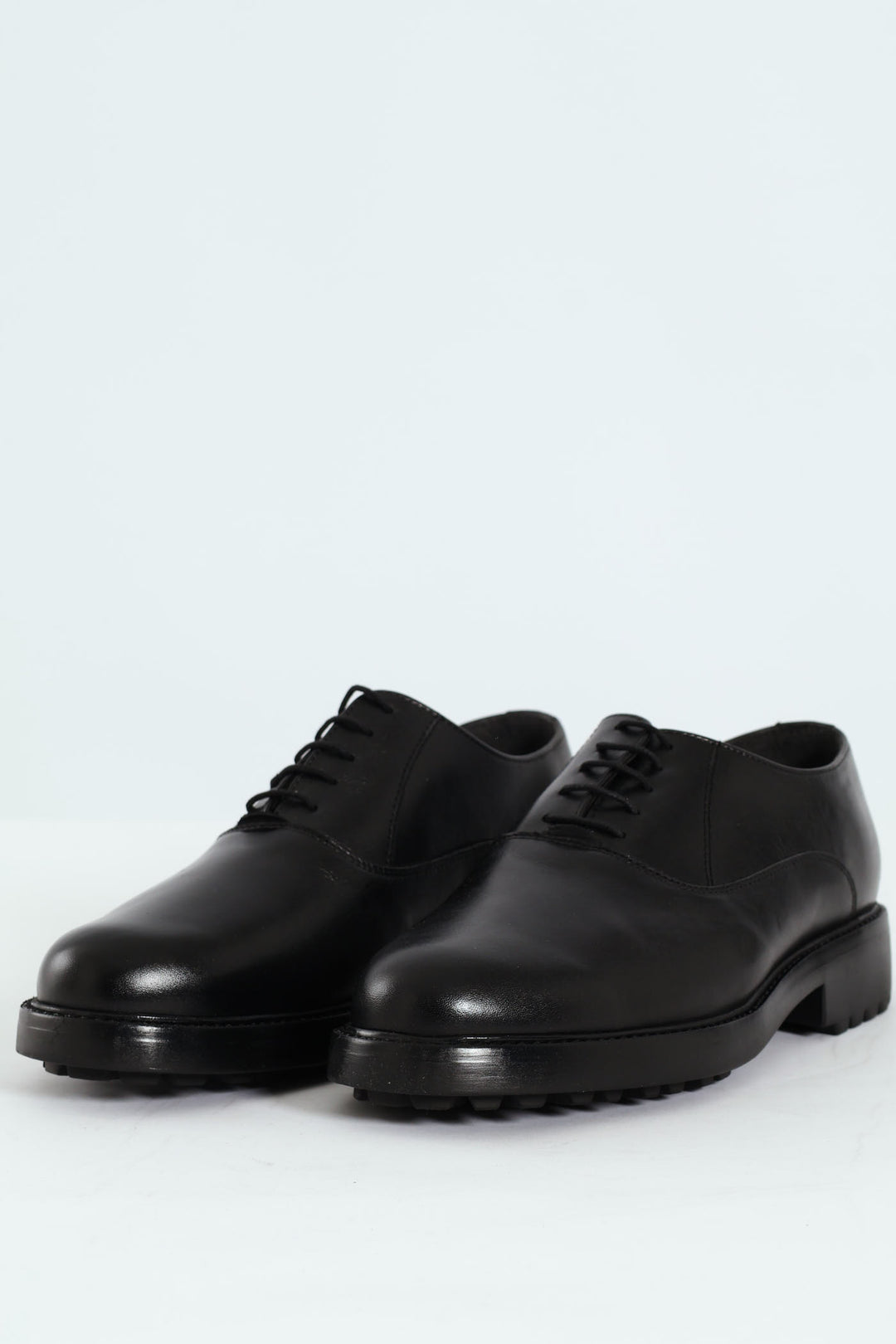 Plaine Toe Oxford Shoe - Black