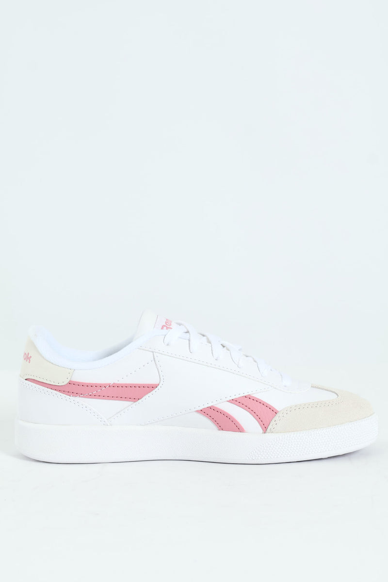 Smash Edge Lace Up Sneaker - White/Pink