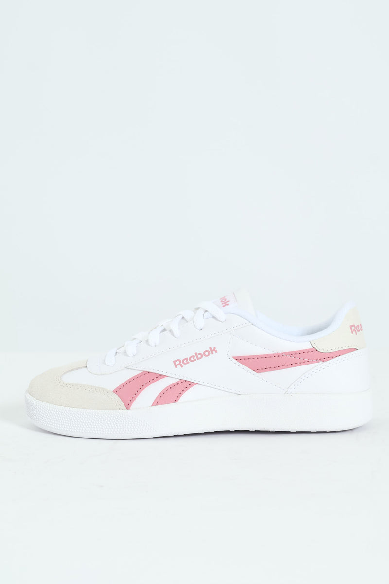 Smash Edge Lace Up Sneaker - White/Pink