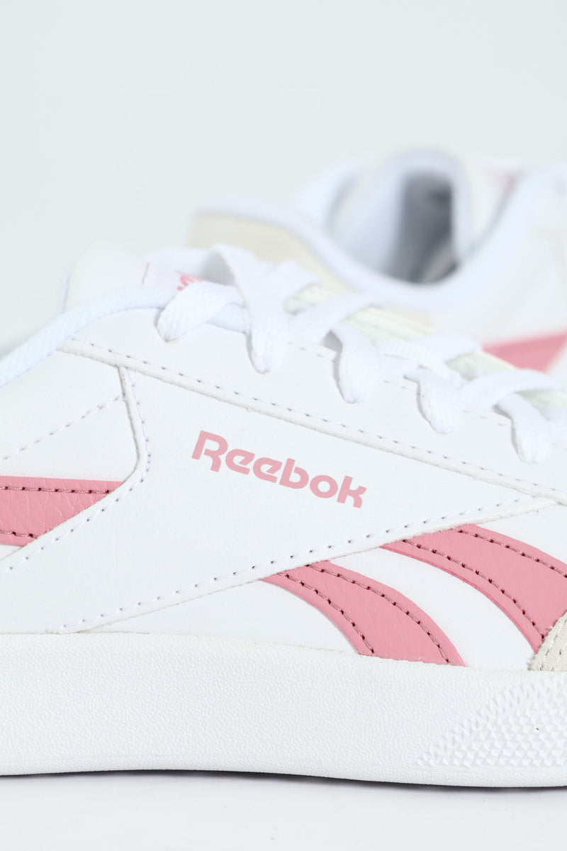 Smash Edge Lace Up Sneaker - White/Pink