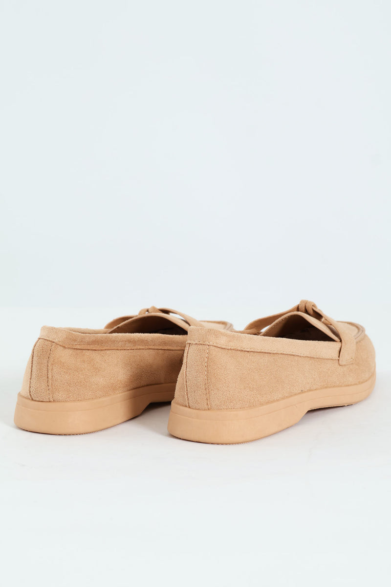 Smart Tassle Loafer - Taupe