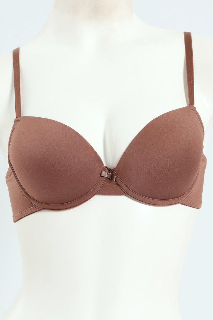 3 Pack T-Shirt Bra - Mocha/Navy/Black