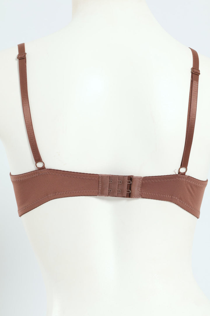 3 Pack T-Shirt Bra - Mocha/Navy/Black