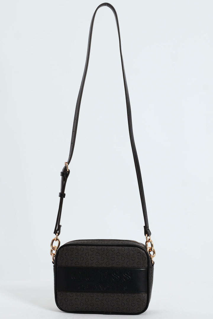 Devlon Camera Crossbody Bag - Charcoal