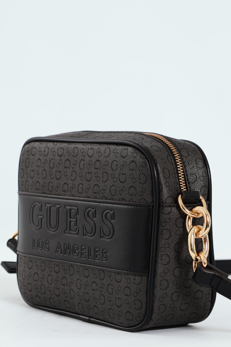 Devlon Camera Crossbody Bag - Charcoal