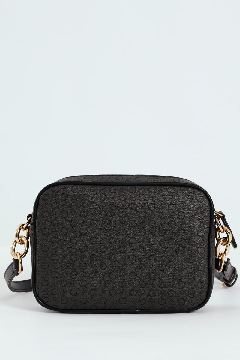 Devlon Camera Crossbody Bag - Charcoal