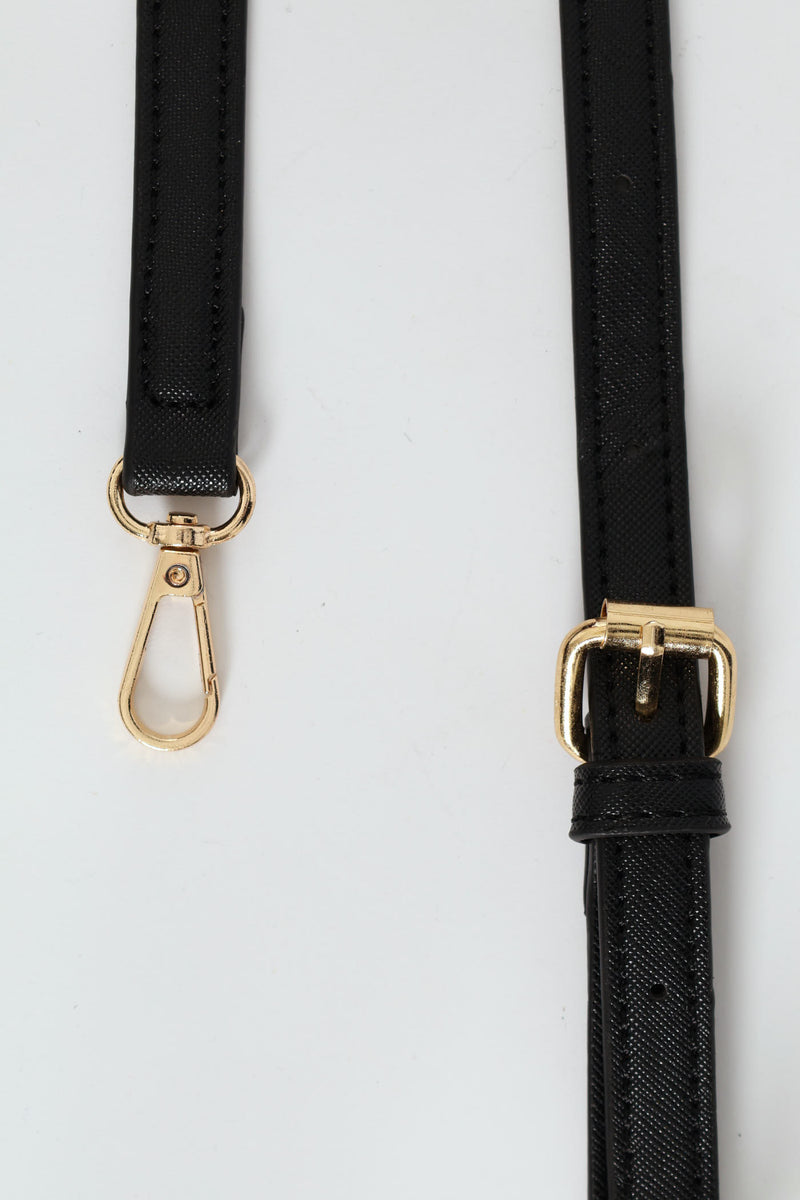 Charm Tote Bag - Black