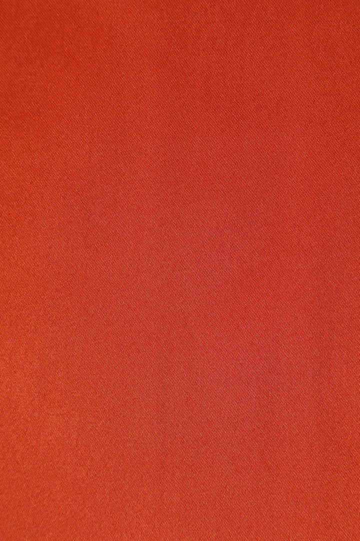 Colour Block Satin Feel Scarf - Orange