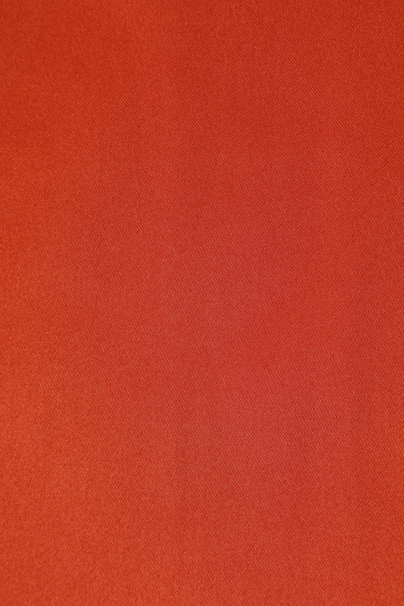 Colour Block Satin Feel Scarf - Orange