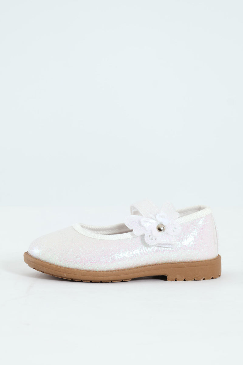 Pre-Girls Comfort Pump - White